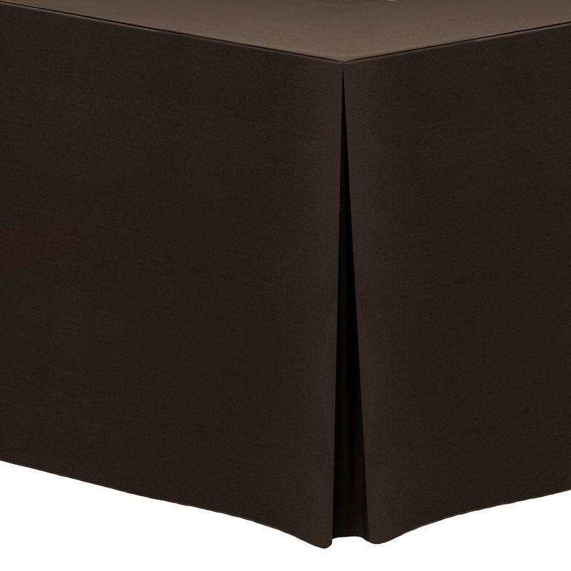 Solid Color Tablecloth, 72" x 18", 5, Chocolate