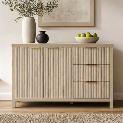 Buffet 47 po 3 tiroirs Nicolee