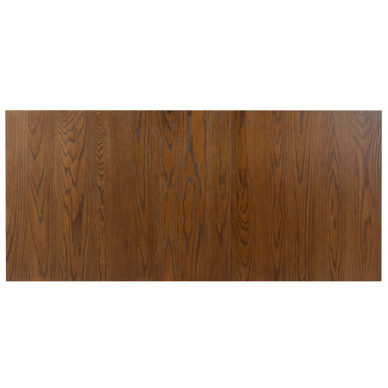 Desmond Extendable Wood Dining Table, Medium Oak