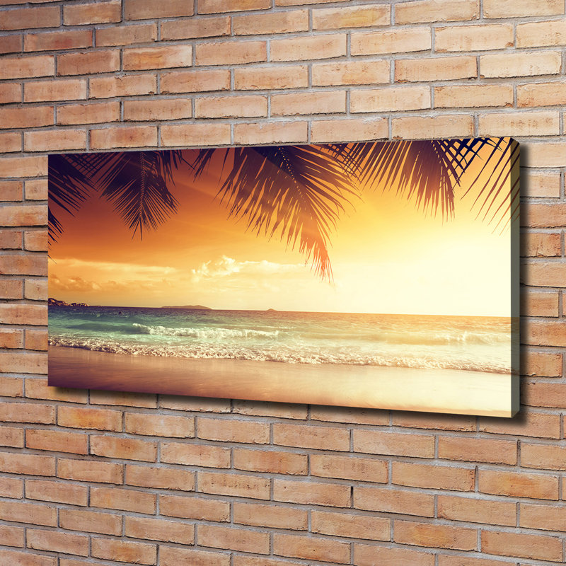Canvas Print - Wall Art - Prints On Canvas - 120X60 Image Picture Theme: Tropical Beach