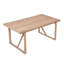 67" Acacia Wood Outdoor Dining Table, Ideal for Patio & Garden Gatherings