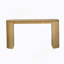 Curved Design Console Table With Unique Vertical Stripe Design ,Suitable-1588462398