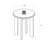 Daleia Solid Wood End Table