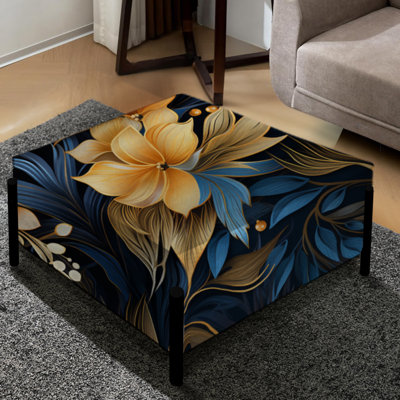 Tropical Twilight II motif tropical - grand repose-pieds carré tropical