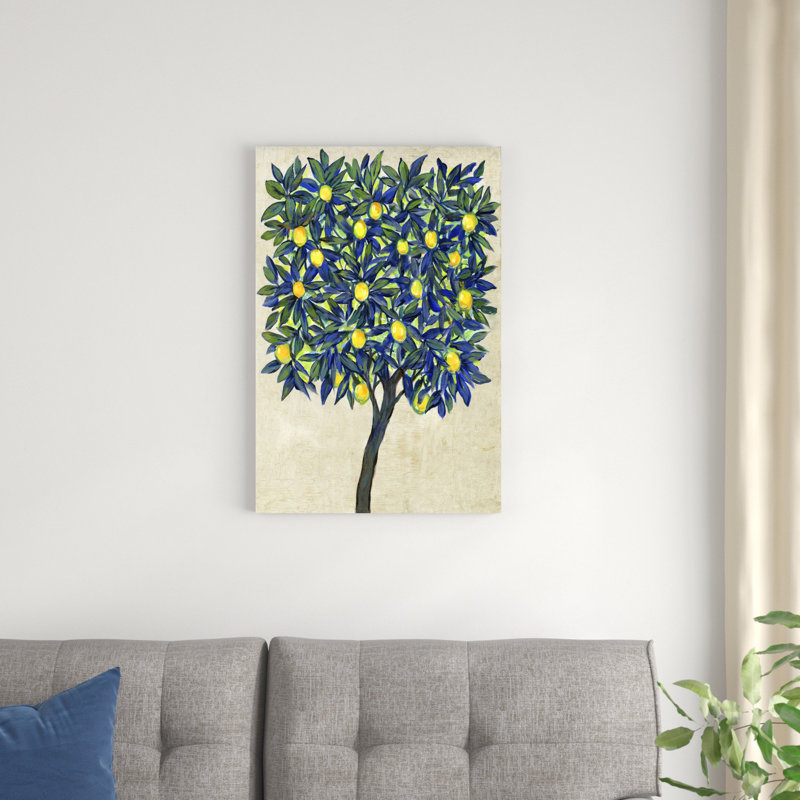 «Lemon Tree Composition II» par Timothy O 'Toole - peinture sur toile tendue, H 30 po x l 20 po