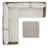 Lucresia 4 - Person Patio Conversation Set with Cushions-449984449-449984450