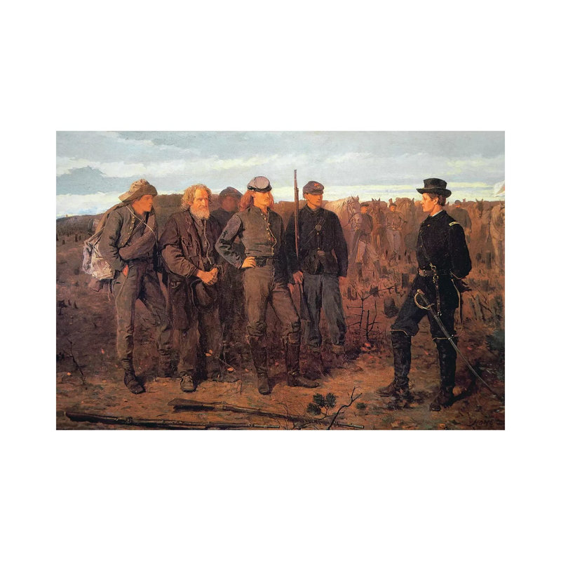 Prisoners from the Front, 1866 by Winslow Homer - 1 Piece Wrapped Canvas Wall Art, 66.04 cm H x 45.72 cm W x 1.91 cm D