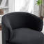 Fauteuil demi-tonneau pivotant rembourré Tybias-614981171