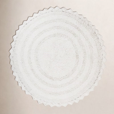 Lisk Circle Cotton Bath Rug