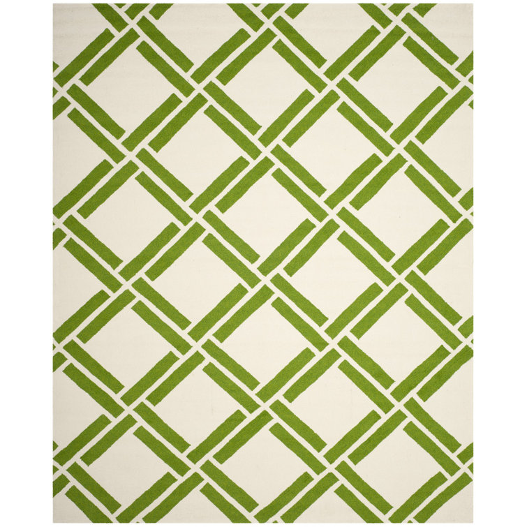 Simy Hand Hooked Performance Geometric Rug