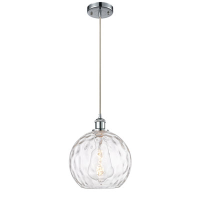 Roxane 1-Light Dimmable Steel Single Pendant