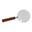 Magnifying Glass Sculpture With Ridged Handle For Home Decor -  Decorative Object For Office, Shelf, Or Living Room Decoration - 9", Brown-1747939254