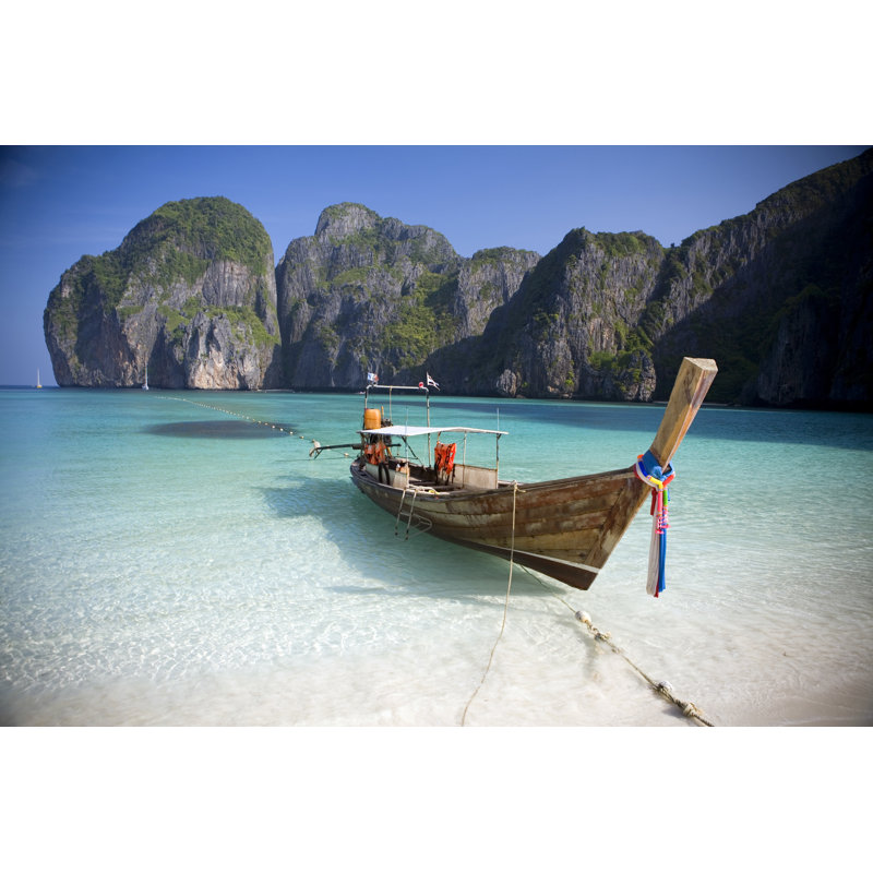 Maya Bay - Wrapped Canvas Print, 61cm H x 91cm W x 3.8cm D
