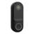 Black Push Button Doorbell