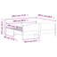 Nikhad UK Super King - DE 180 x 200 cm Solid Wood Bed