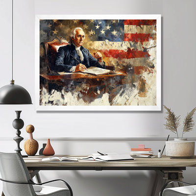 James Madison Presenting The Bill Of Rights In Usa - Usa Patriotist Wall Art