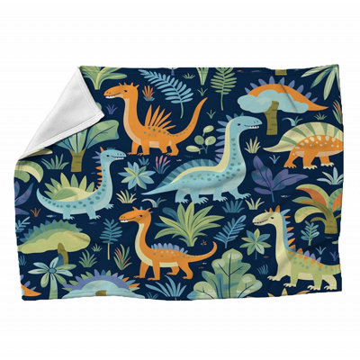 Machine Printed Throw Blanket