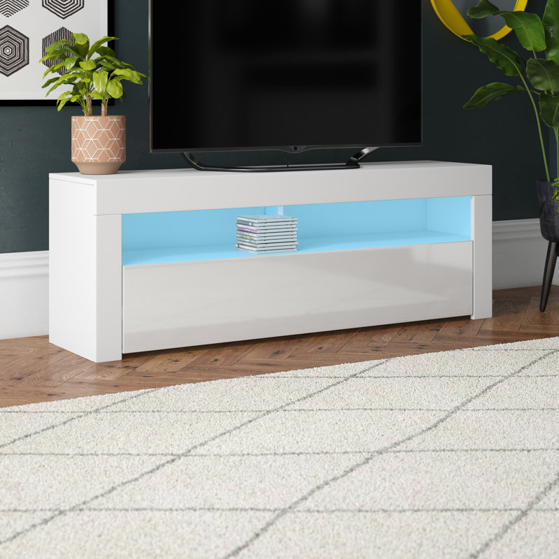 Octavio Unfinished TV Stand for TVs up to 60", White