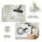 1PC Vintage Distressed Muted Sage Green Neutral Abstract Watercolor area rugs for Living Room, Soft and Comfortable, Suitable for all seasons, easy-to-maintain, machine washable Indoor floor mat, Under Table Farmhouse suitable for dining room,-416110284