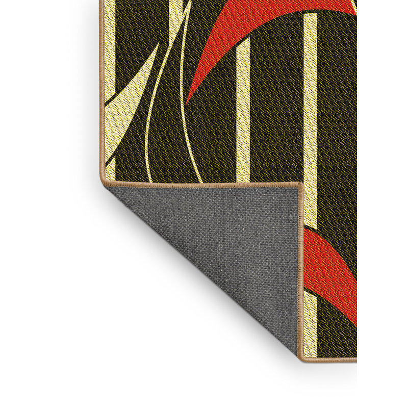 Abstract Indoor Rug, Rectangle 2' x 3'
