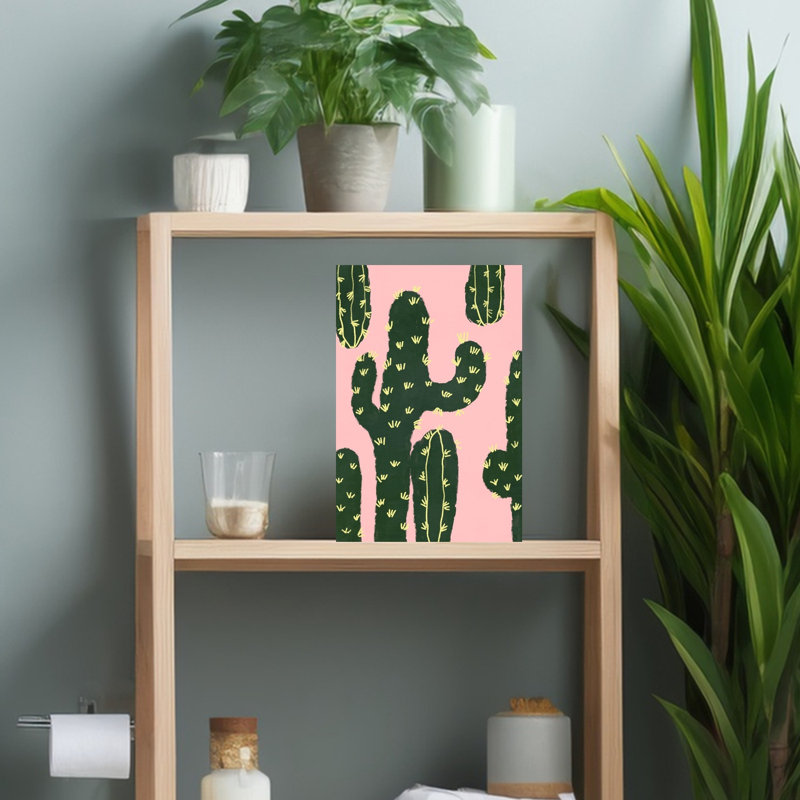 Cactuses by Treechild - Wrapped Canvas Print, 45.72 cm H x 30.48 cm W