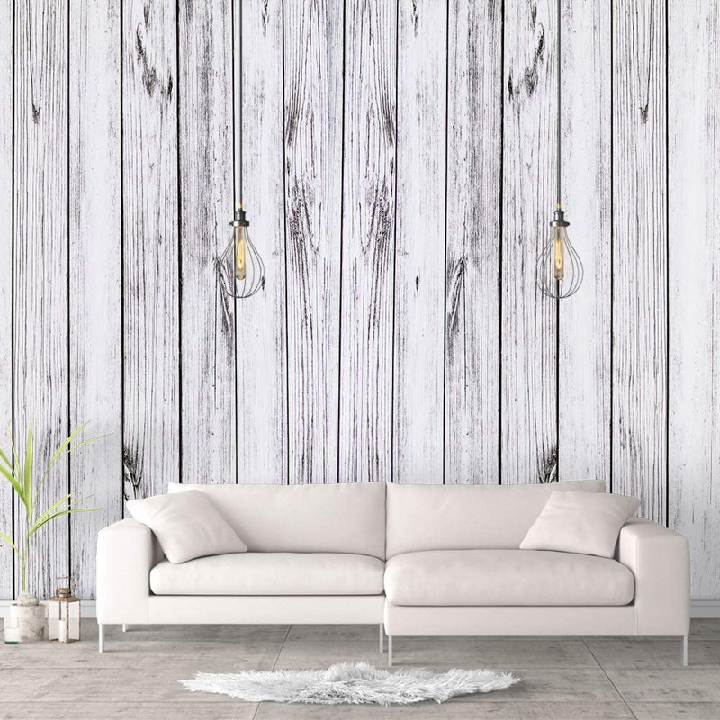 Magnifique murale en bois lisse, L 100 po x l 144 po
