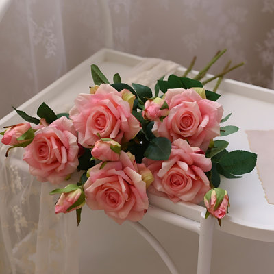 Arrangement floral rose hydratante