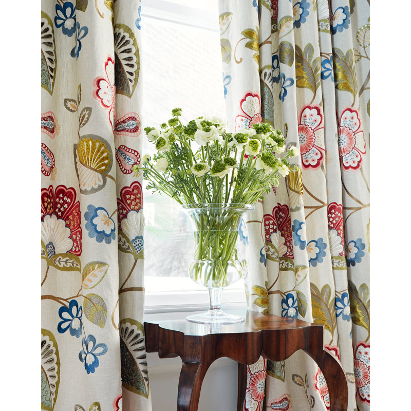 Jardin Willowood Embroidery Fabric, Bloom