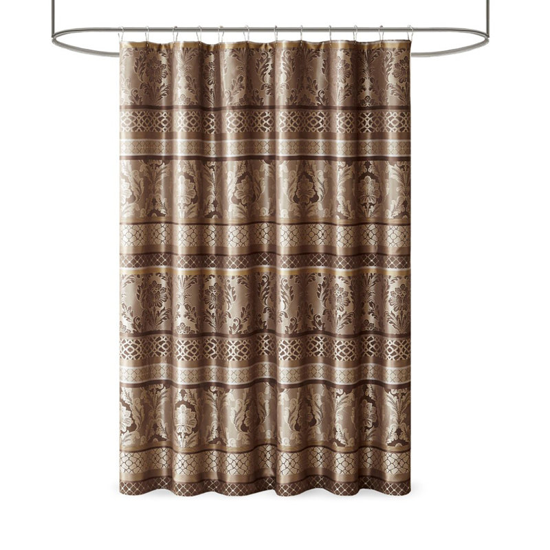 Rideau de douche jacquard