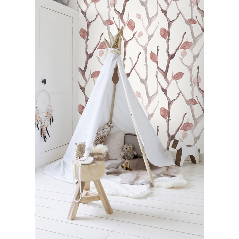 Carter-Blue 2.5m x 2.5m Matte Wallpaper Roll, 250 x 250cm