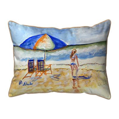 Polyester Throw Rectangle Outdoor Pillow Cover & Insert
