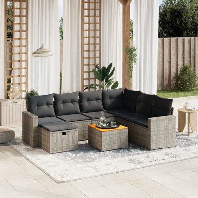 Ensemble de canapé de jardin Vidaxl