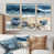 Toile naturelle avec cadre flottant