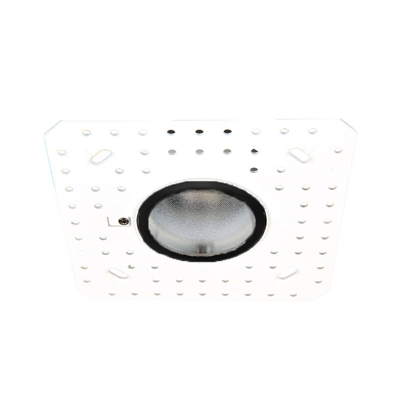 Aether LED Round Invisible 2.8125" Wall Washer Recessed Trim, Black, 2700K/85