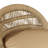 Kendari Blonde Rope-Backed & Upholstered Bar Stool