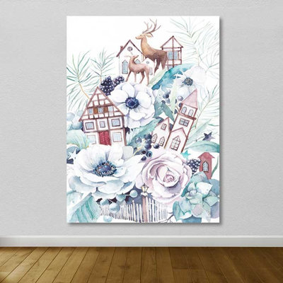 Peinture décorative sur toile