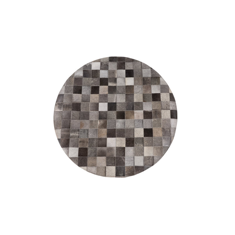 Gilberto Round 140 cm x 140 cm Abstract Hand Woven Area Rug