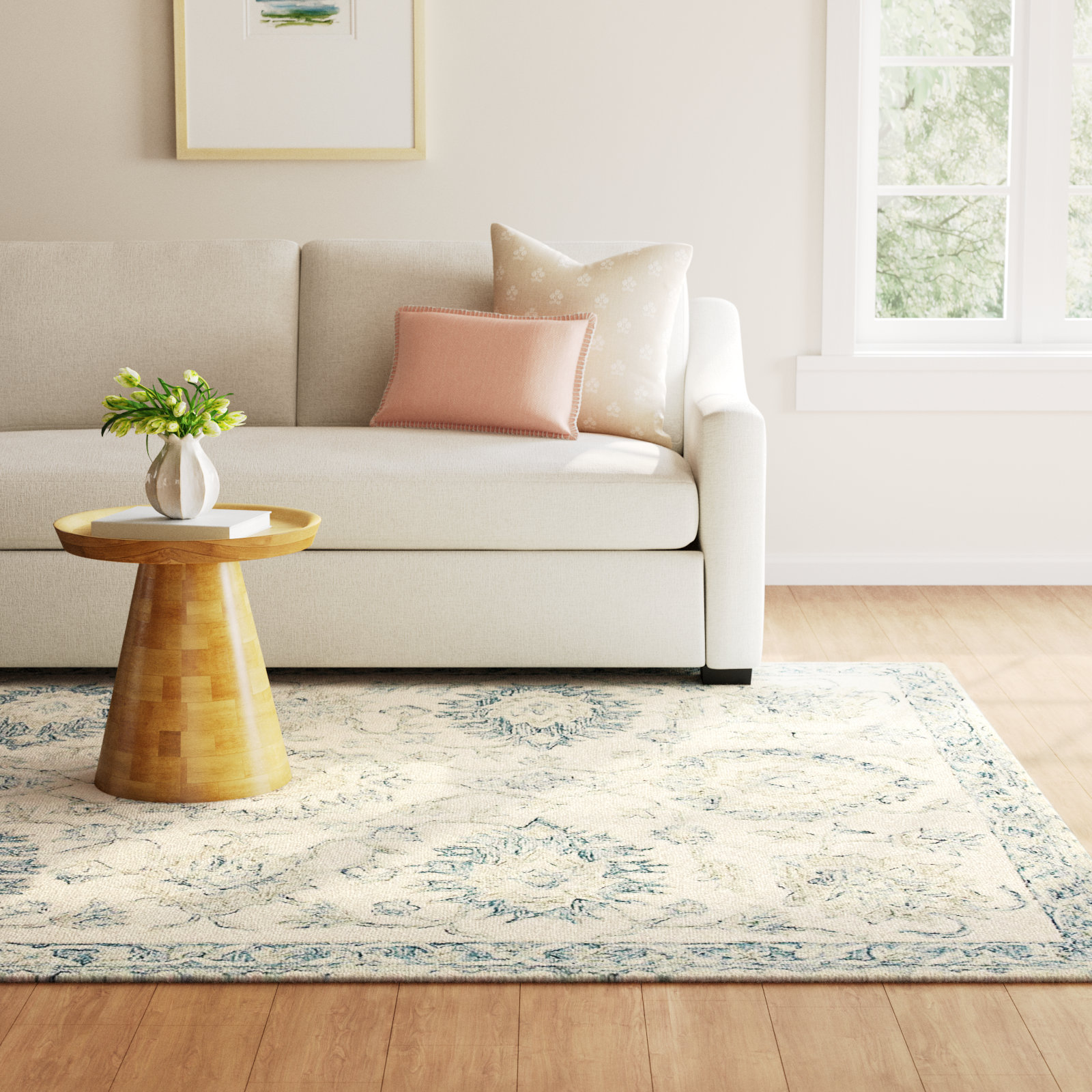 Aden Handmade Wool Rug, Rectangle 7'9" x 9'9"