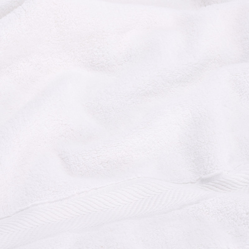 Aonan 8 Piece Towel Bundle - 100% Cotton, White