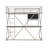Modoc Twin Metal Four Poster Loft Bed with Bookcase by Isabelle & Max™
