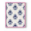 Motif de fleurs indigo II, impression encadrée - bois massif-628237105-628237106