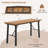 59 In. L X 20 In. W Solid Wood Folding Picnic Table