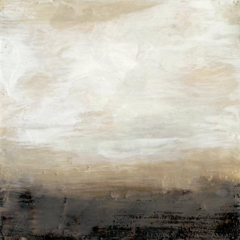 " Umber Land I " Painting Print, 30" H x 30" W, Frameless Print, No Frame
