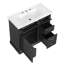 Meuble-lavabo 36 po avec lavabo, lavabo en céramique, 2 tiroirs basculants, charnières de porte à fermeture en douceur-115672171-115672174