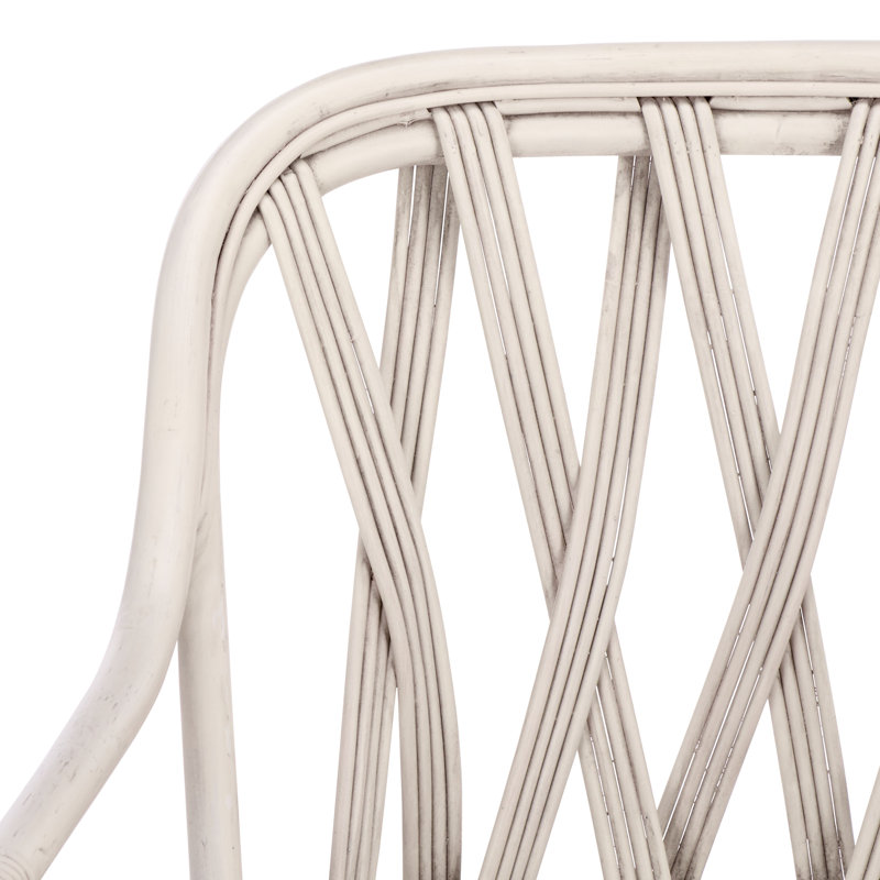 Fauteuil en rotin Serafima, Grey