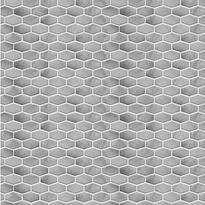 12.01 in. W x 6.07 in. L Fireplace Surround Peel and Stick Mosaic Tile