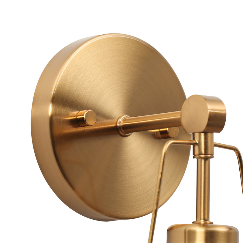 Sheena 1- Light Metal Dimmable Armed Wall Sconce