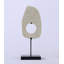 Lily''s Living 17.3" H Offwhite Marble Jade Axe Statue With Stand