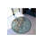 Blue Tones Geometric Patterned Round Woven Base Vintage Decorative Carpet-1586861396