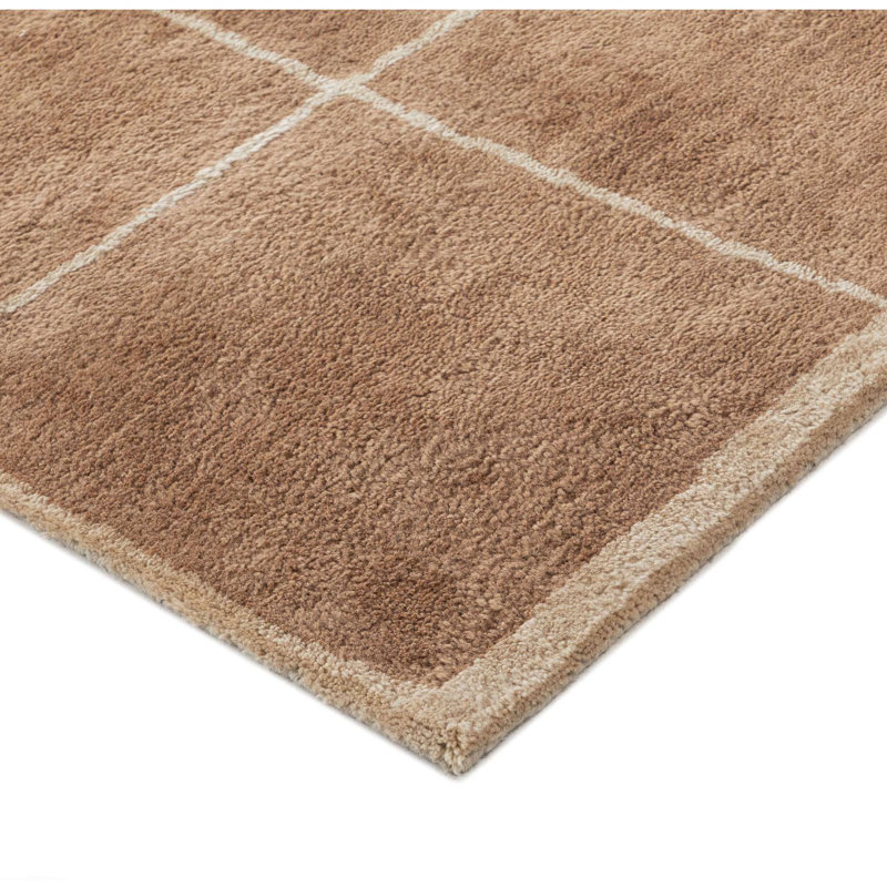 Tapis d'intérieur en laine touffeté à la main Merritt, Rectangle 7 pi 9 po x 9 pi 9 po